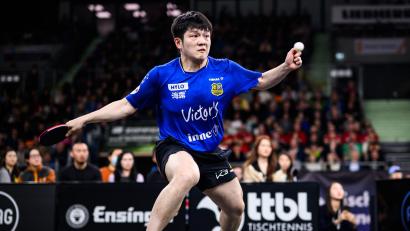 Bild: Tom Weller/dpa
Der Superstar der Bundesliga: Fan Zhendong vom 1. FC Saarbrücken.