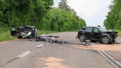 Bild: Thomas Riedel/dpa
Zu einem tödlichen Unfall kam es auf einer Bundesstraße bei Bruchsal.