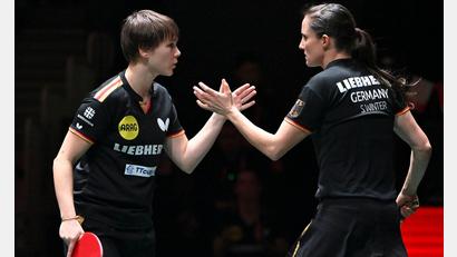 Bild: Xu Bingjie/XinHua/dpa
Nina Mittelham (l.) und Sabine Winter standen sich im Finale als Gegnerinnen gegenüber. (Archivbild)