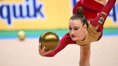 Bild: Filippo Tomasi/IPA via ZUMA Press/dpa
Hochkonzentriert: Darja Varfolomeev.