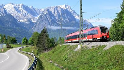 Bild: Angelika Warmuth/dpa
Die Züge der Werdenfelsbahn bleiben im Juni zeitweise im Depot. (Symbolbild)