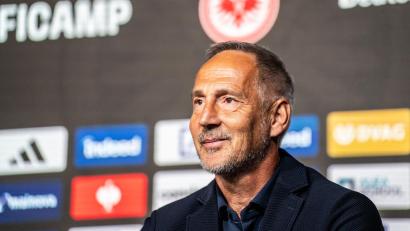 Bild: Andreas Arnold/dpa
Adi Hütter will mit Eintracht Frankfurt wieder attraktiven Offensivfußball spielen.