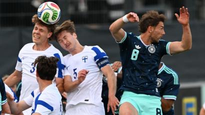 Bild: Federico Gambarini/dpa
Die DFB-Reserve tat sich im Trainingskick gegen Finnland schwer.