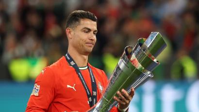 Bild: Christian Charisius/dpa
Ronaldo plant den großen WM-Abschied. (Archivbild)