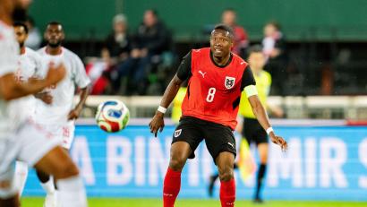 Bild: Georg Hochmuth/APA/dpa
David Alaba hat mit Österreich die WM-Generalprobe gewonnen.