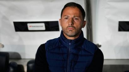 Bild: Khalil Hamra/AP/dpa
Domenico Tedesco wird neuer Trainer in Bologna. (Archivbild)
