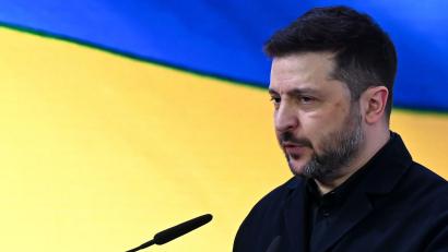 Bild: Sven Hoppe/dpa
Der ukrainische Präsident Wolodymyr Selenskyj warnt vor einem neuen schweren Angriff Russlands. (Archivbild)
