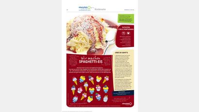 Bild: Oberpfalz Medien
Wir machen Spaghetti-Eis.
