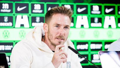 Bild: Moritz Frankenberg/dpa
Tobias Strobl ist heiß auf seine Aufgabe beim VfL Wolfsburg.