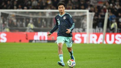 Bild: Marijan Murat/dpa
Umworben - auch vom FC Bayern: Nationalspieler Nathaniel Brown. (Archivbild)