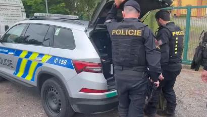 Bild: Policie CR
Ein Bild vom Polizeieinsatz am Donnerstag in Kynšperk nad Ohří