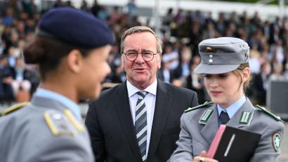 Bild: Sven Hoppe/dpa
Verteidigungsminister Boris Pistorius (SPD) ist mit der Resonanz am Bundeswehr-Aktionstag zufrieden.