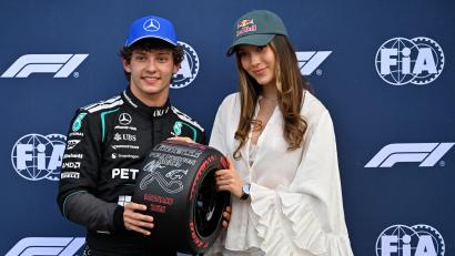 Bild: Philippe Magoni/AP/dpa
Seriensieger Kimi Antonelli (l) glänzt auch in Monaco.