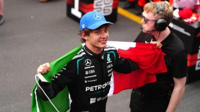 Bild: David Davies/PA Wire/dpa
Unaufhaltsam auch in Monaco: WM-Spitzenreiter Kimi Antonelli.