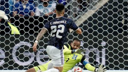 Bild: Sam Craft/AP/dpa
Titelverteidiger Argentinien ist einer der Mitfavoriten bei der WM in Mexiko, den USA und Kanada.