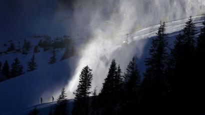 Bild: Karl-Josef Hildenbrand/dpa
Die Baumaßnahmen im Skigebiet am Fellhorn waren auch politisch ein Streitthema. (Archivbild)
