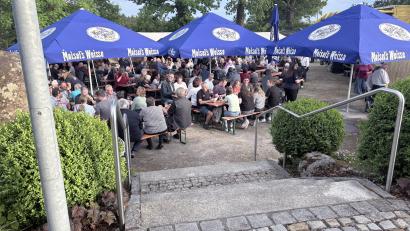 Bild: exa
Zur Dorfkirwa in Schwarzenreuth kamen viele Besucher.