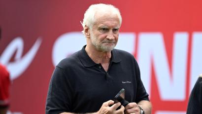 Bild: Federico Gambarini/dpa
DFB-Sportdirektor Rudi Völler steht ganz hinter Bundestrainer Julian Nagelsmann.