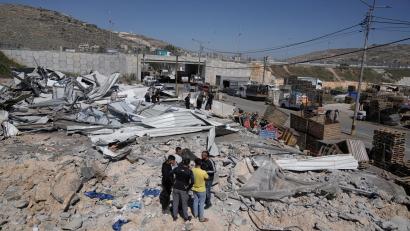 Bild: Majdi Mohammed/AP/dpa
Die Zahl der Gewalttaten durch israelische Siedler auf Palästinenser im Westjordanland nimmt laut UN zu.