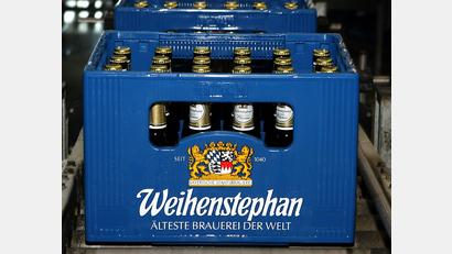Bild: Frank Mächler/dpa
Die Brauerei Weihenstephan setzt auf elektrische Lkw. (Archivbild)