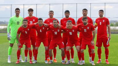 Bild: Riza Ozel/AP/dpa
Die Nationalmannschaft des Iran. (Archivbild)