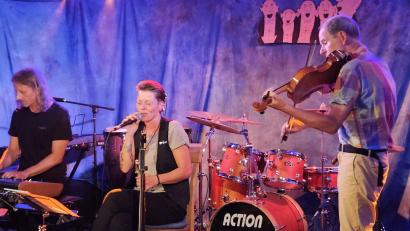 Bild: Sabine Mende
Das Trio "Heart & Soul" eröffnete die "Open Stage".