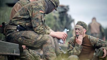 Bild: Kay Nietfeld/dpa
"Freedom Shield 2026" Übung der Panzerbrigade 45