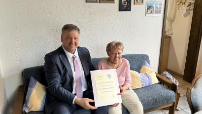Bild: Braun
Margareta Hollweck feiert ihren 85. Geburtstag in Utzenhofen.