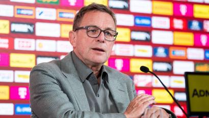 Bild: Georg Hochmuth/APA/dpa
Österreichs Nationaltrainer Ralf Rangnick hat einem Bericht zufolge der AC Mailand abgesagt. (Archivbild)