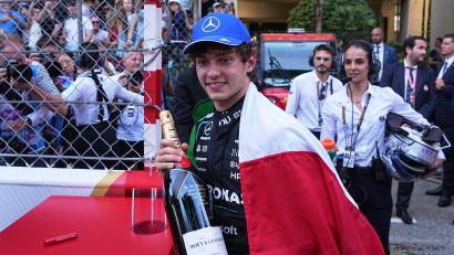 Bild: Fatima Shbair/AP/dpa
Wo ist Kimi Antonellis Handtuch? (Archivbild)