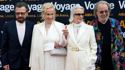 Bild: Alberto Pezzali/AP/dpa
Die Abba-Mitglieder haben eine enge Freundin und Wegbegleiterin verloren. (Archivbild)