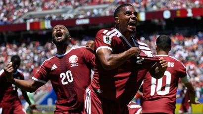 Bild: Eakin Howard/ AP/dpa
Riesiger Jubel: Katar hat Historisches geschafft.