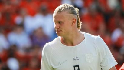 Bild: Eduardo Munoz Alvarez/AP/dpa
Superstar: Norwegens Torjäger Erling Haaland. (Archivbild)