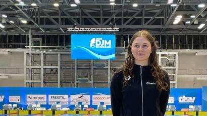 Bild: Dehling
Charlotte Güll wurde in Berlin über die 100 Meter Brust Siebte.