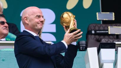 Bild: Tom Weller/dpa
Gianni Infantino will möglichst viele WM-Spiele sehen. (Archivbild)