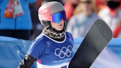 Bild: Oliver Weiken/dpa
Snowboarderin Ramona Hofmeister ist schwanger. (Archivbild)
