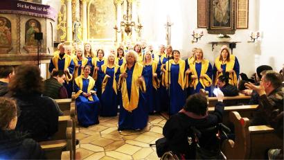 Bild: Eva Seifried 
Der Gospelchor Hope and Joy feiert sein 25-jähriges Jubiläum mit einem Benefizkonzert.