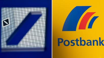 Bild: A. Dedert/M. Skolimowska/dpa
Die Tarifverhandlungen bei der Postbank kommen nicht voran, Verdi fordert von der Deutschen Bank Gehaltszuwächse. (Archivbild)