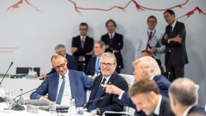 Bild: Michael Kappeler/dpa-Pool/dpa
Die G7-Staaten konnten sich in diesem Jahr gleich auf mehrere Erklärungen einigen.