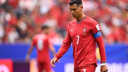 Bild: Tom Weller/dpa
Cristiano Ronaldo kam mit Portugal nur zu einem Remis gegen die Demokratische Republik Kongo.
