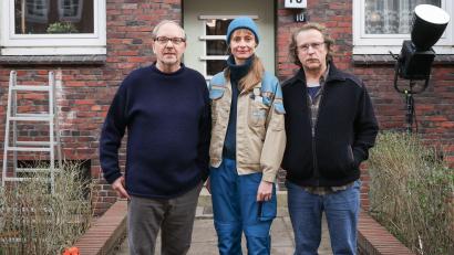 Bild: Christian Charisius/dpa
Der erste Film mit den Dreien kam gut an, nun wird Teil 2 der Komödie „Prange“ in Hamburg gedreht. (Archivbild)