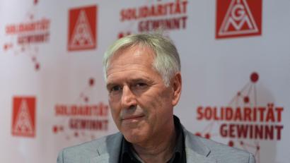 Bild: Marcus Brandt/dpa
Der bayerische IG-Metall-Chef Horst Ott ist mit den Ergebnissen der Betriebsratswahlen zufrieden. (Archivbild)