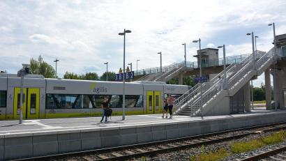Bild: Josef Rosner
Der Bahnhof in Kirchenlaibach ist nun barrierefrei.