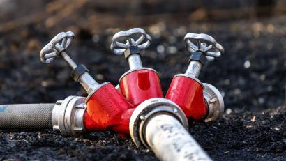 Bild: Frank Hammerschmidt/dpa
Rund 350 Kräfte der Feuerwehr löschten den Waldbrand. (Symbolbild)