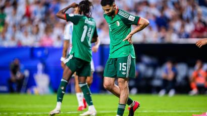 Bild: Tom Weller/dpa
Fühlen sich ungerecht behandelt: die Nationalspieler Algeriens. (Archivbild)