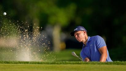 Bild: Frank Franklin II/AP/dpa
Der deutsche Golfprofi Matti Schmid ist bei der US Open ausgeschieden. (Archivbild)