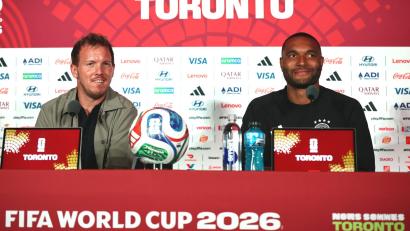 Bild: Christian Charisius/dpa
Julian Nagelsmann bekommt bei der WM auch Tier-Fragen gestellt.