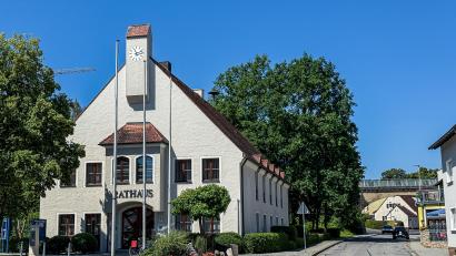 Bild: Stephan Huber
Der Markt Rieden im Landkreis Amberg-Sulzbach. Das Rathaus in Rieden.
