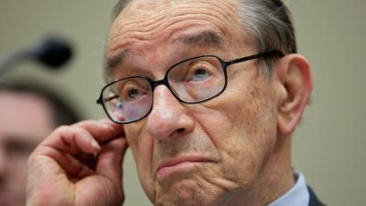 Bild: J. Scott Applewhite/AP/dpa
Der frühere Chef der US-Notenbank Fed, Alan Greenspan, ist tot. (Archivbild)