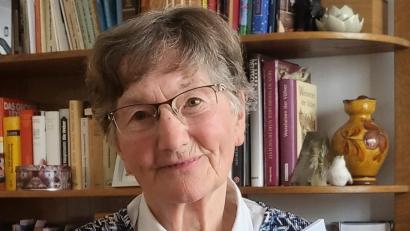 Bild: Heidi Himmelhuber
Rosa Pickel (88) schreibt Gedichte und liest aus ihrem jetzt erschienen neuen Band auch ihren Mitbewohnern in der Senioreneinrichtung in See bei Happurg vor.